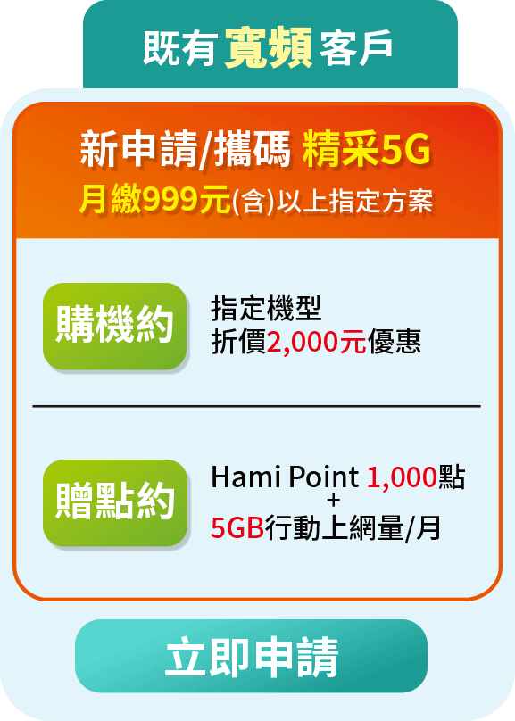 既有寬頻客戶