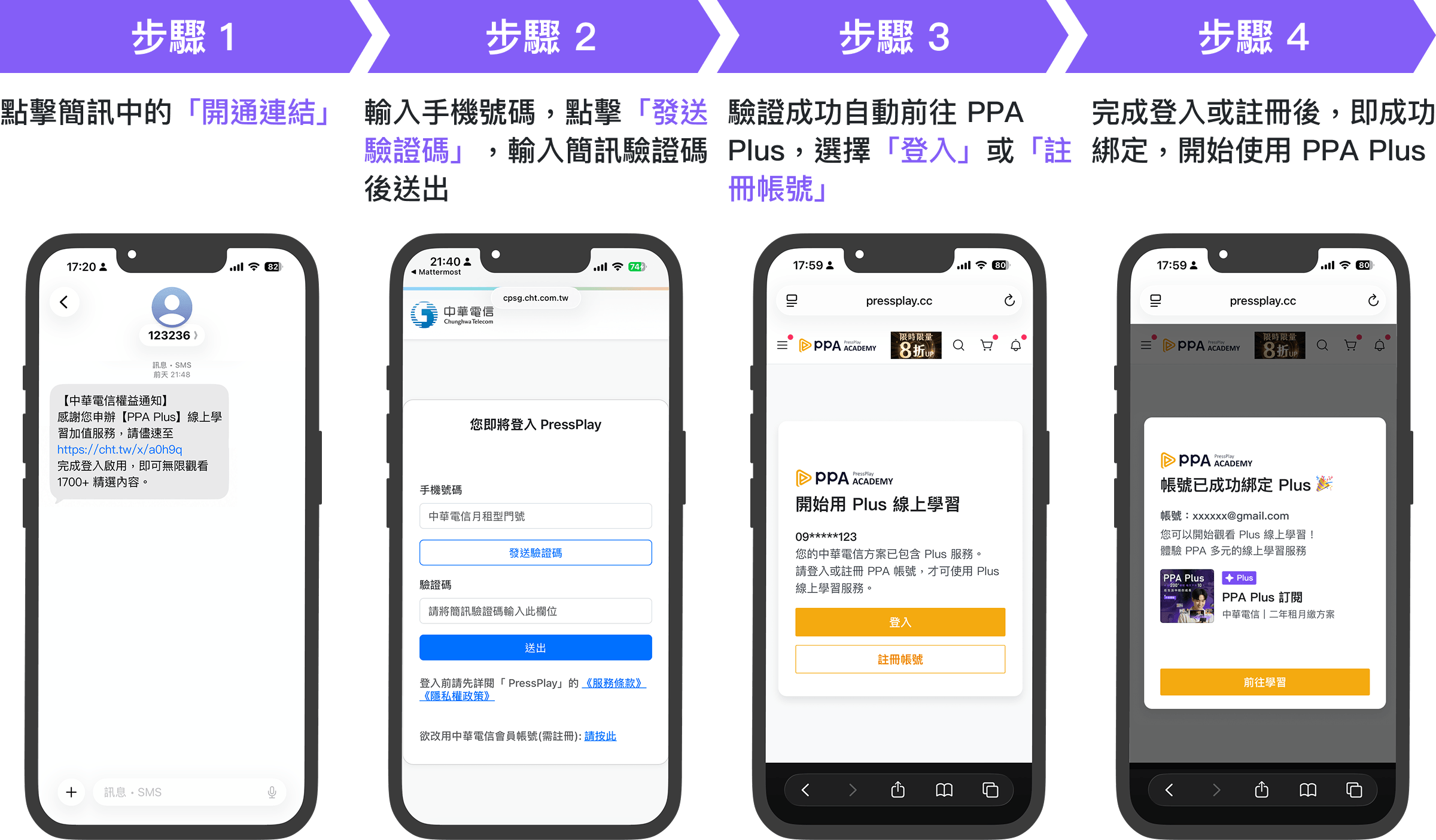 開通流程桌機版