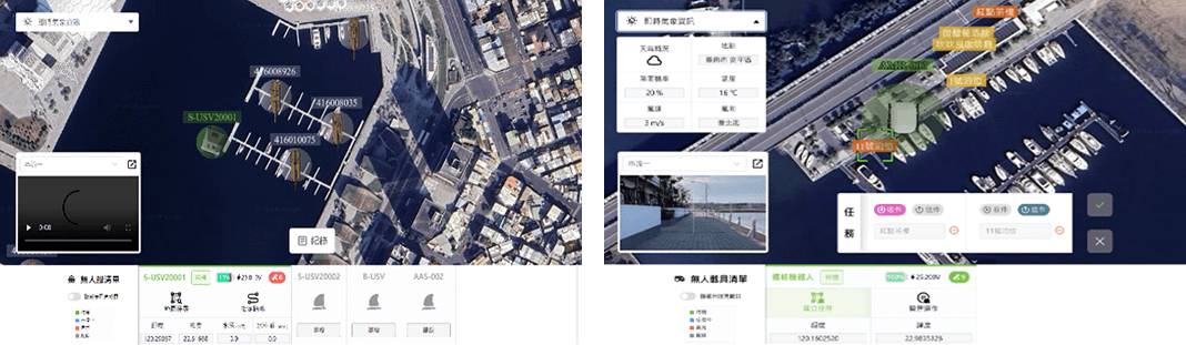 多種無人載具監控