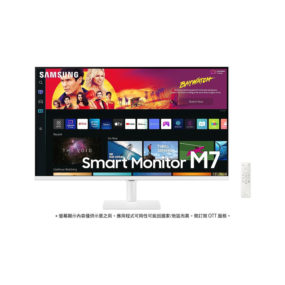三星 32吋聯網智慧螢幕 M7 (2022) 黑 (S32BM702UC)